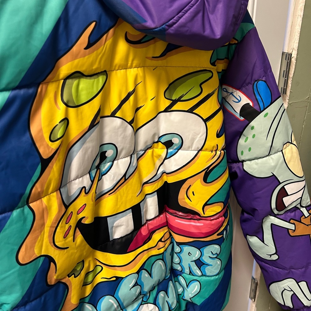 Nickelodeon x Members only  Colorful Cartoon Character Jacket - Picture 4 of 9
